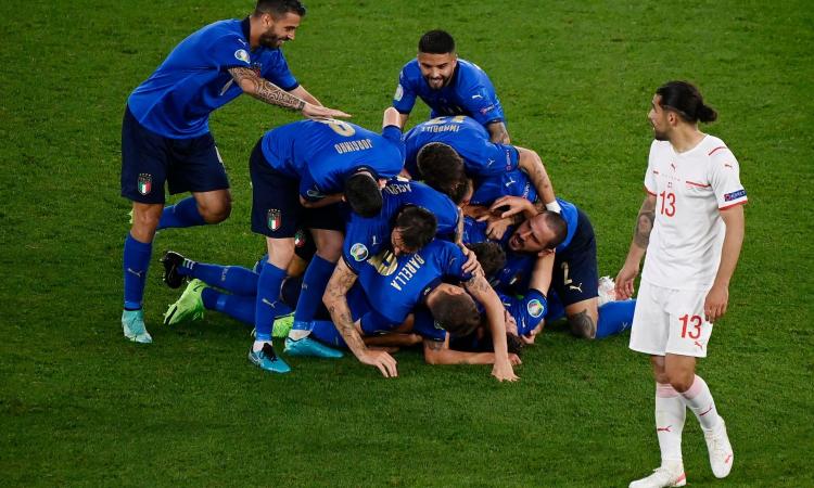 Super Italia all'Olimpico: 3-0 anche alla Svizzera e qualificazione in cassaforte