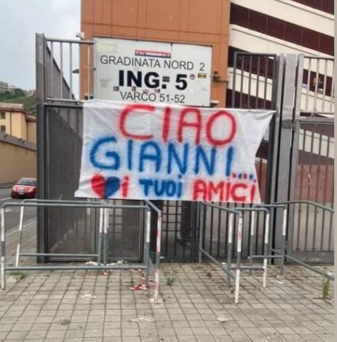 Genoa, Gianni portato via dalla Sla: i tifosi rossoblù gli avevano regalato un sogno