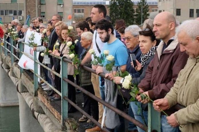 Genova, una passerella sul Polcevera sarà intitolata alle 43 vittime di ponte Morandi