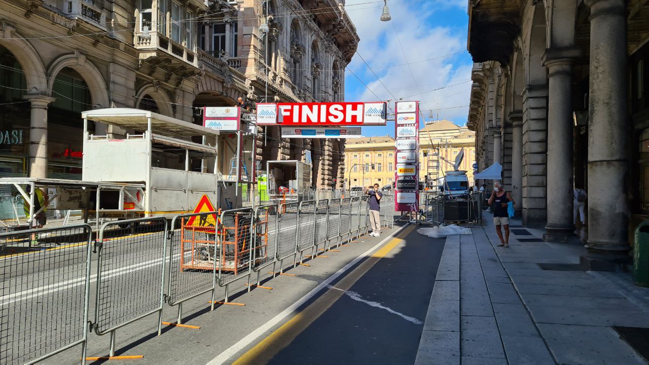 Iniziato il giro dell'Appennino, viabilità modificata nel centro di Genova