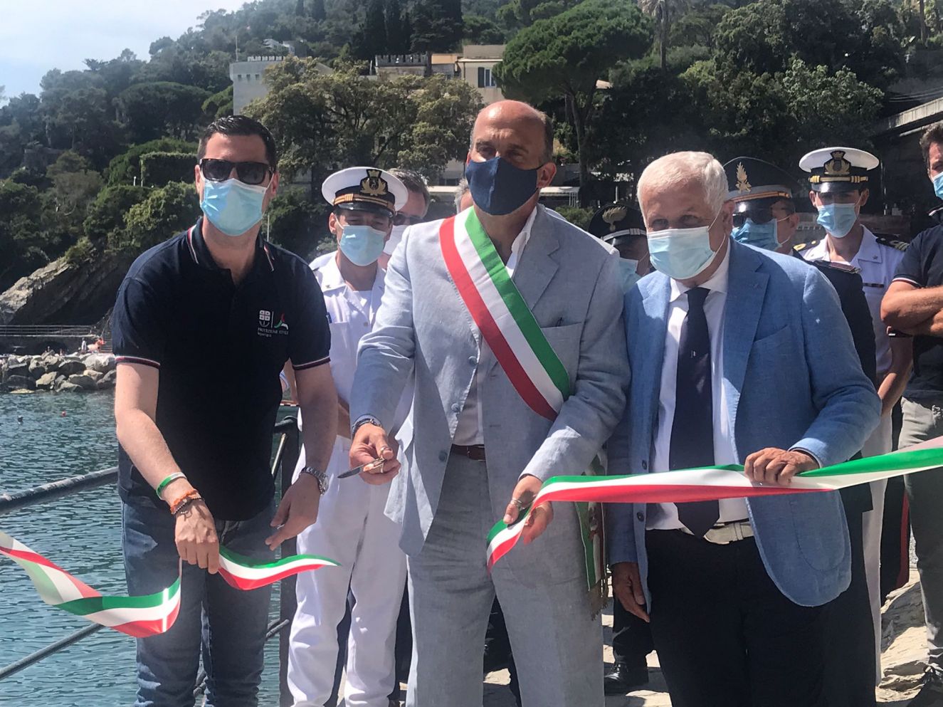 Zoagli, riaperta al pubblico la passeggiata a mare di levante 