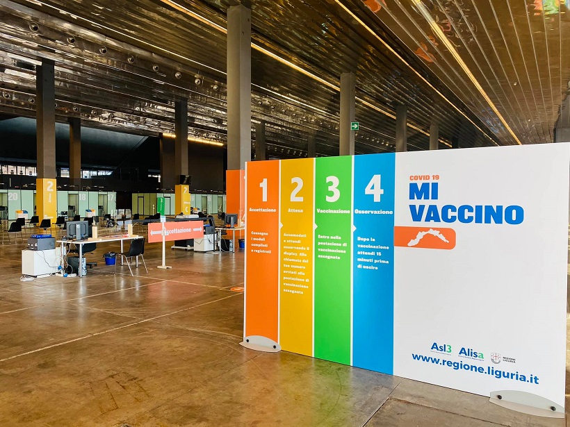 Covid Liguria, nel weekend open day Pfizer: vaccino senza prenotazione