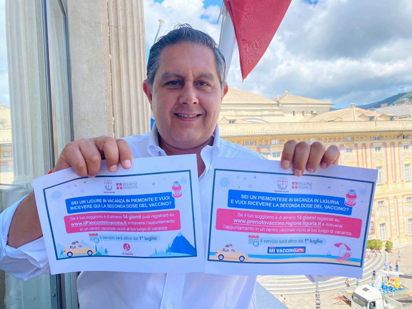 Vaccini in vacanza, dal 1° luglio operativo l'accordo Liguria-Piemonte