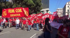 Genova, Cgil e Anpi in corteo per ricordare lo sciopero contro il congresso Msi