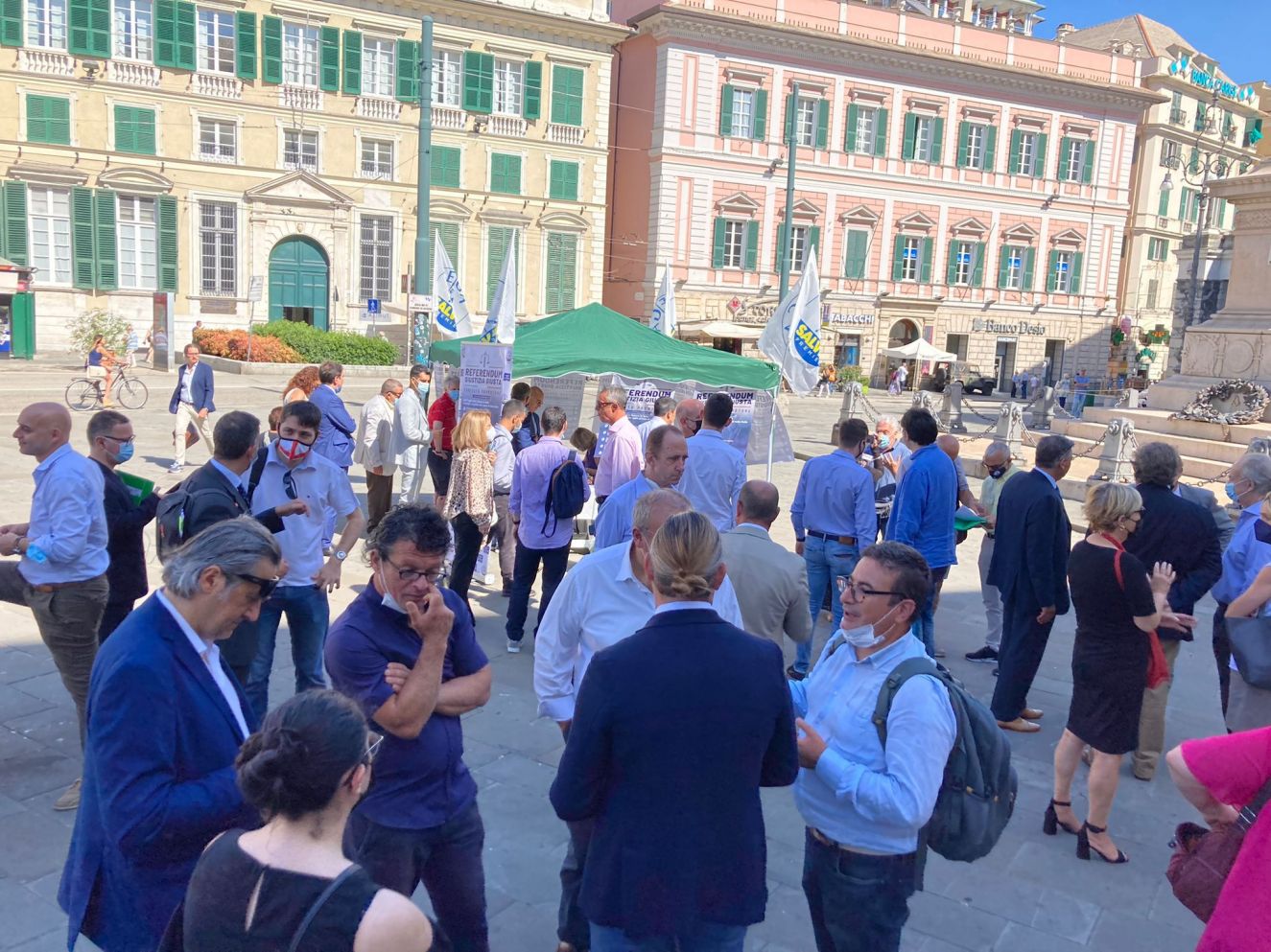 Oltre 70 gazebo della Lega in Liguria per il referendum sulla giustizia