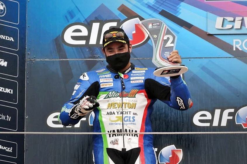 Motociclismo, CIV a Imola: Kevin Manfredi sul podio. Prima volta nella storia per il team Altogo