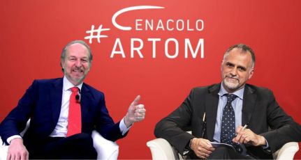 Artom in Piazzetta con il ministro Garavaglia