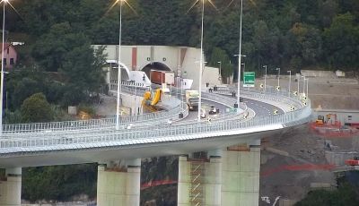 Genova,tamponamento su ponte San Giorgio: cinque feriti 