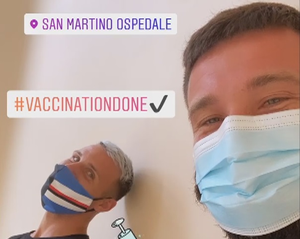 La Sampdoria si vaccina al San Martino: l'esempio dei giocatori blucerchiati
