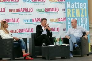 Matteo Renzi a Rapallo: "Giusto il Green Pass di Macron"