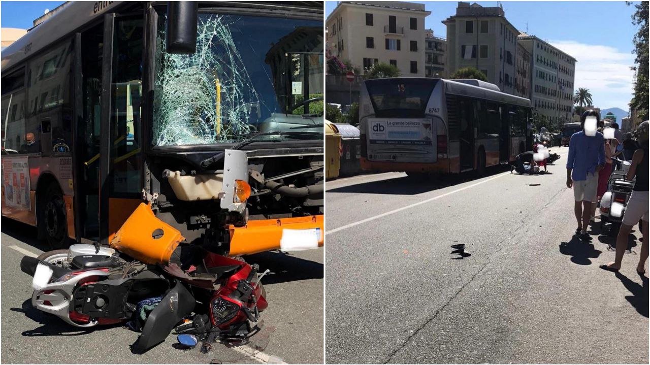 Tragedia a Quinto, scontro tra scooter e bus: un morto in via Gianelli