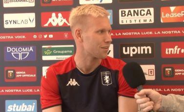 Genoa, Czyborra a Telenord: "Possiamo fare una buona stagione, i tifosi ci sono mancati"