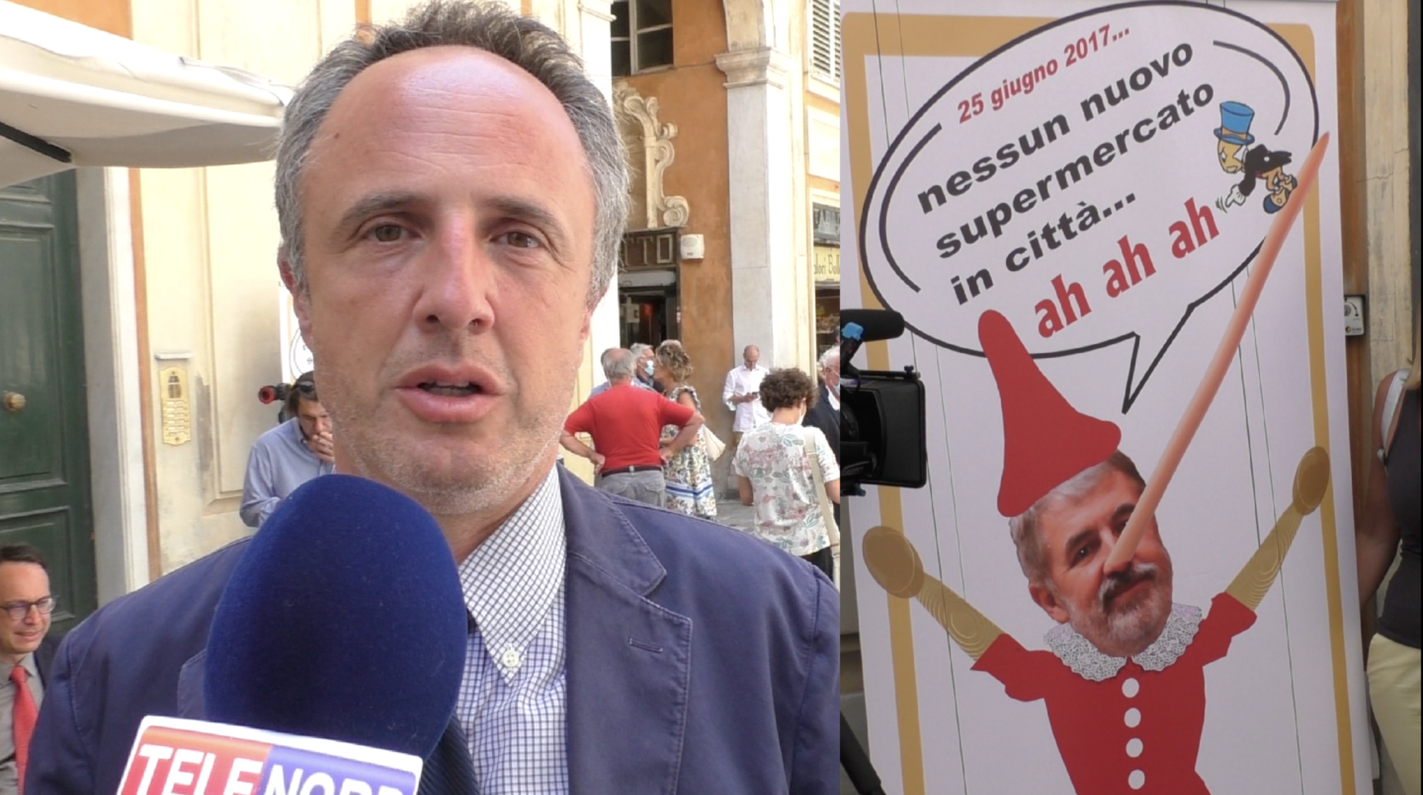 Presidio del centrosinistra contro la "Giunta Comunale dei supermercati"