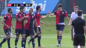Genoa-Wacker Innsbruck 4-1, buona anche la seconda: rivedi la sfida su Telenord