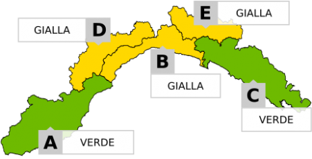 Liguria, arriva il maltempo: lunedì allerta gialla per piogge