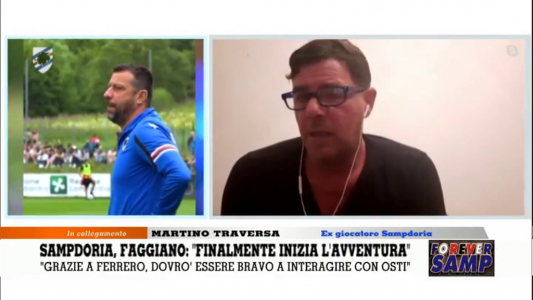 Sampdoria, Traversa racconta D'Aversa: "Ha tanta fame e rabbia, in campo era uno tosto"