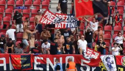 Genoa, il bel gesto dei tifosi: consegnati beni di prima necessità a Magonza