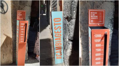 Genova, nel centro storico 12 nuovi contenitori per i mozziconi di sigaretta