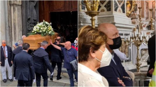 A Genova il funerale di padre Galli, storico prete della Samp: Vierchowod presente