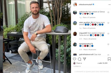 I tifosi della Sampdoria chiedono a Mustafi di rifiutare il Genoa