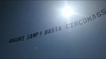 "Auguri Samp! Basta CircoMassimo!": lo striscione (polemico) per il compleanno blucerchiato