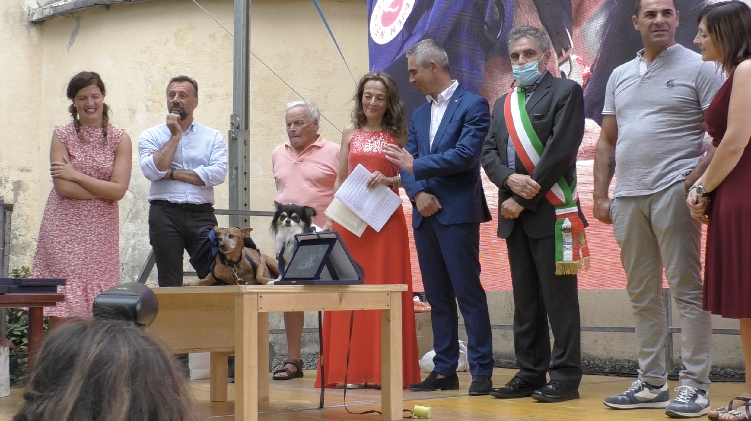 A San Rocco di Camogli la premiazione dei cani più coraggiosi