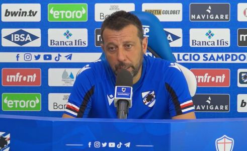 Samp, D'Aversa: "Vittoria sofferta. Col Milan vietato fare errori come questi"