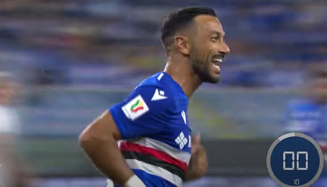 La Sampdoria festeggia Fabio Quagliarella, Mister100goal in blucerchiato