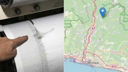 Genova, seconda scossa di terremoto: sisma di magnitudo 2,5 a Savignone