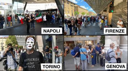 No Green Pass, Toti: "Dovevano essere migliaia, si contavano sulle dita di una mano"