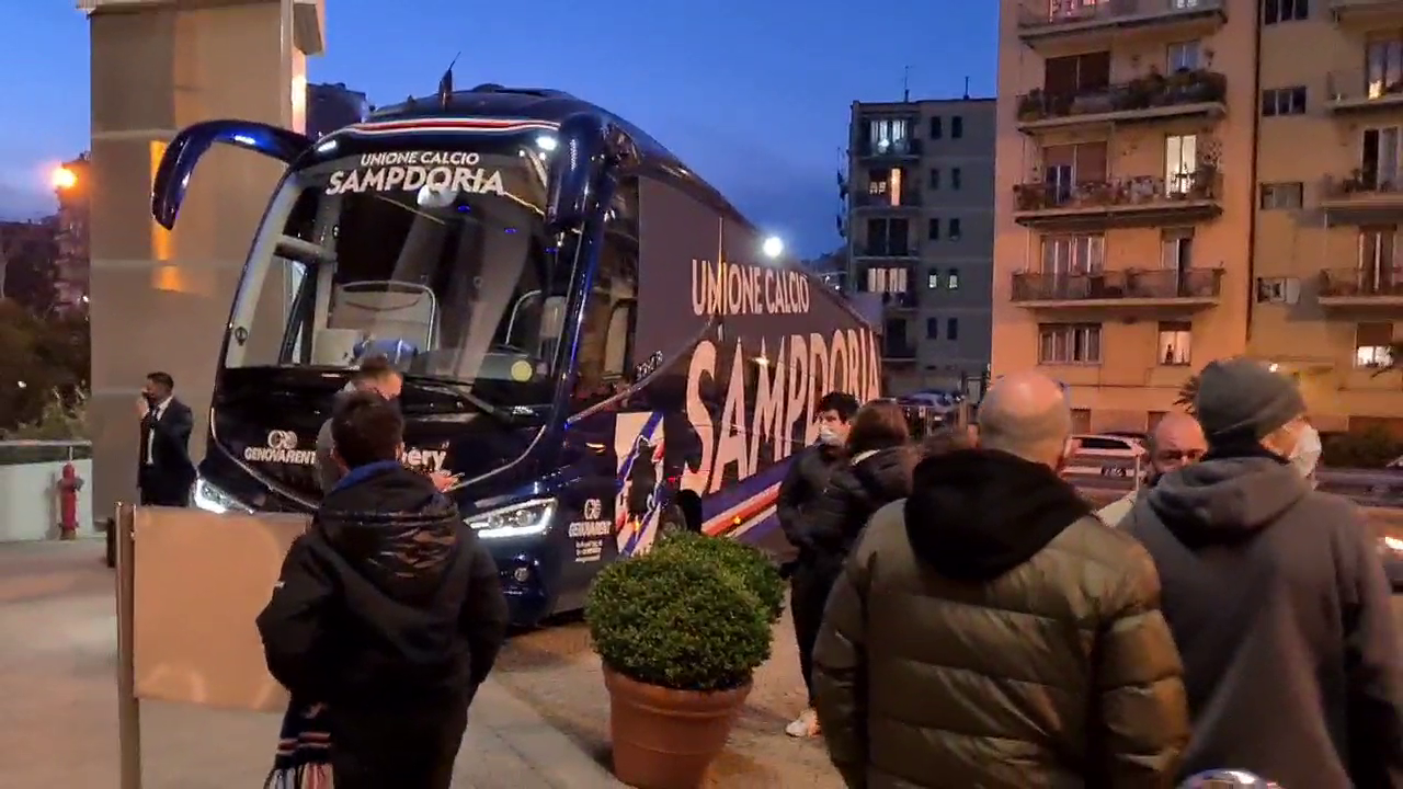 Sampdoria-Inter, la Gradinata Sud accoglierà il pullman della squadra allo stadio