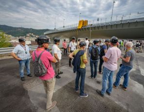 Genova, 130 ingegneri svizzeri visitano i Rolli e le opere infrastrutturali