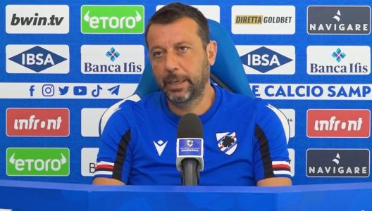 Sampdoria, D'Aversa: "Prestazione che dà fiducia, meritavamo qualcosa in più"