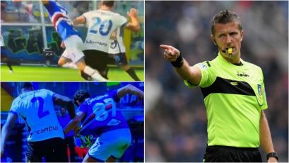 Sampdoria, i tifosi non digeriscono la direzione di Orsato: tanti episodi dubbi