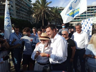 Salvini a Genova: "Bucci? Lavoro straordinario, vorrei che continuasse a farlo"