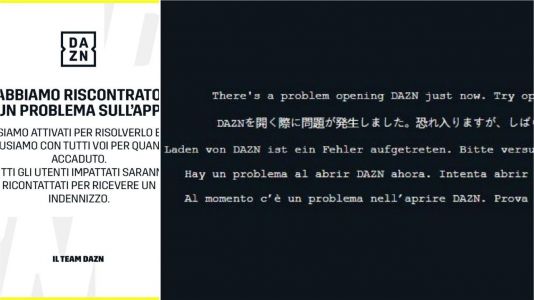 Dazn down per Sampdoria-Napoli, il Codacons: “Class action per la revoca dei diritti tv”