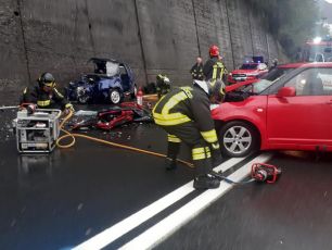 Incidente lungo l'A4 a Capriate: tre feriti soccorsi in codice rosso -  Prima la Martesana