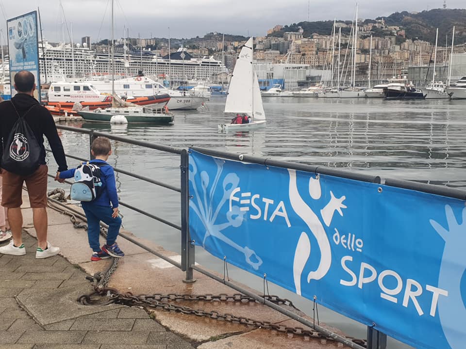 Genova, la Festa dello Sport al Porto Antico chiude in anticipo a causa del maltempo