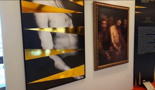 "Oro Nudo", l'arte del Seicento incontra le geometrie dorate nella sede di Banca Carige