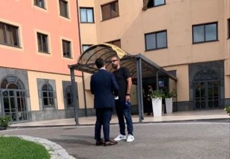 Genoa, Andreas Blazquez insieme alla squadra nella trasferta di Salerno