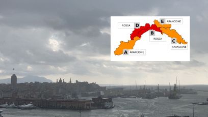 Liguria, ecco il bollettino Arpal: lunedì allerta rossa a Genova e Savona