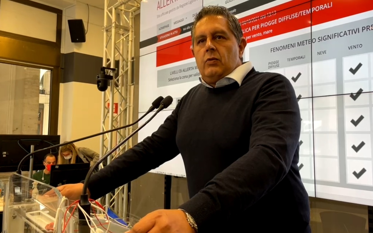 Allerta Liguria, Toti: "Quello che è piovuto fino adesso non è il piatto forte"