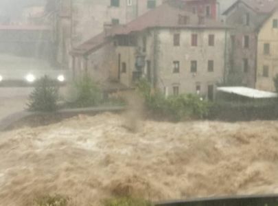 Rossiglione in ginocchio, Piccardo: "717mm di pioggia, piove in maniera disumana"