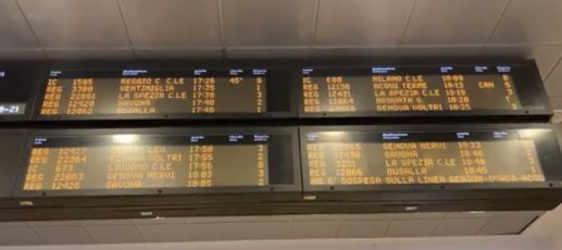 Maltempo, treni in ritardo e poi sospesi sulla linea Genova-Acqui Terme 