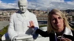 Statua Giorgio Parodi vandalizzata, la nipote Elena: "Autogol di chi si professa antifascista"