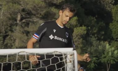 Sampdoria, Gabbiadini torna in gruppo: l'attaccante si prepara al rientro