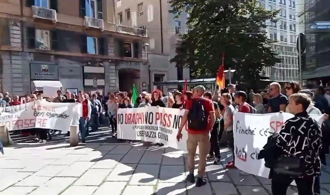 Genova, i no-green pass ricevuti in prefettura: "Non si arretra di un millimetro"