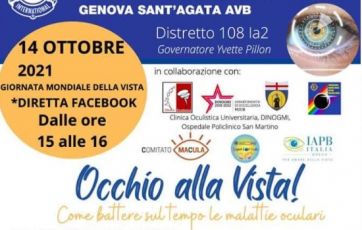 "Occhio alla vista!", il Lions Club Sant'Agata contro le malattie oculari