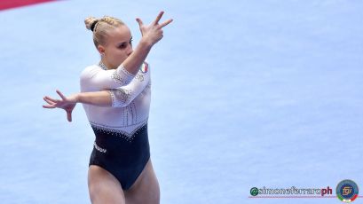 La genovese Asia D'Amato è argento ai Mondiali di ginnastica artistica