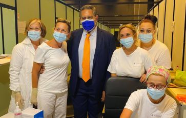 Vaccini in Liguria, Toti: "In una settimana, prenotate 2.129 prime dosi"